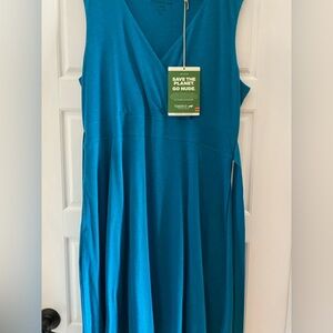 Toad&Co Wellington Blue Sleeveless Dress